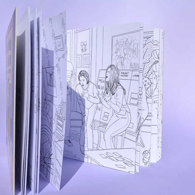 Libro para Colorear 20 Cosas que Aprendi de las Series y el Amor