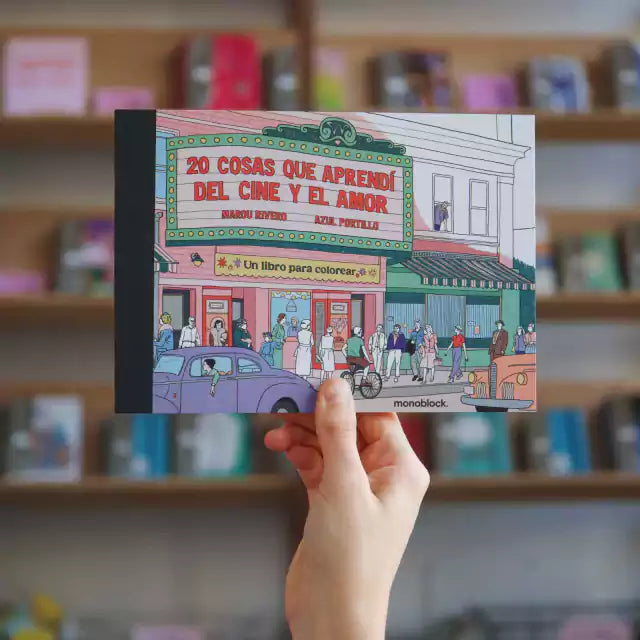 Libro para Colorear 20 Cosas que Aprendi del Cine y el Amor