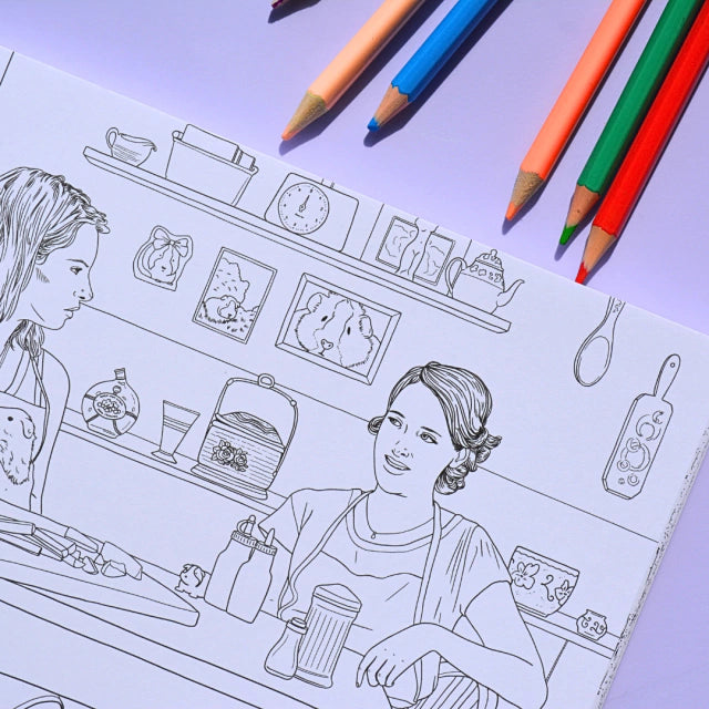 Libro para Colorear 20 Cosas que Aprendi de las Series y el Amor
