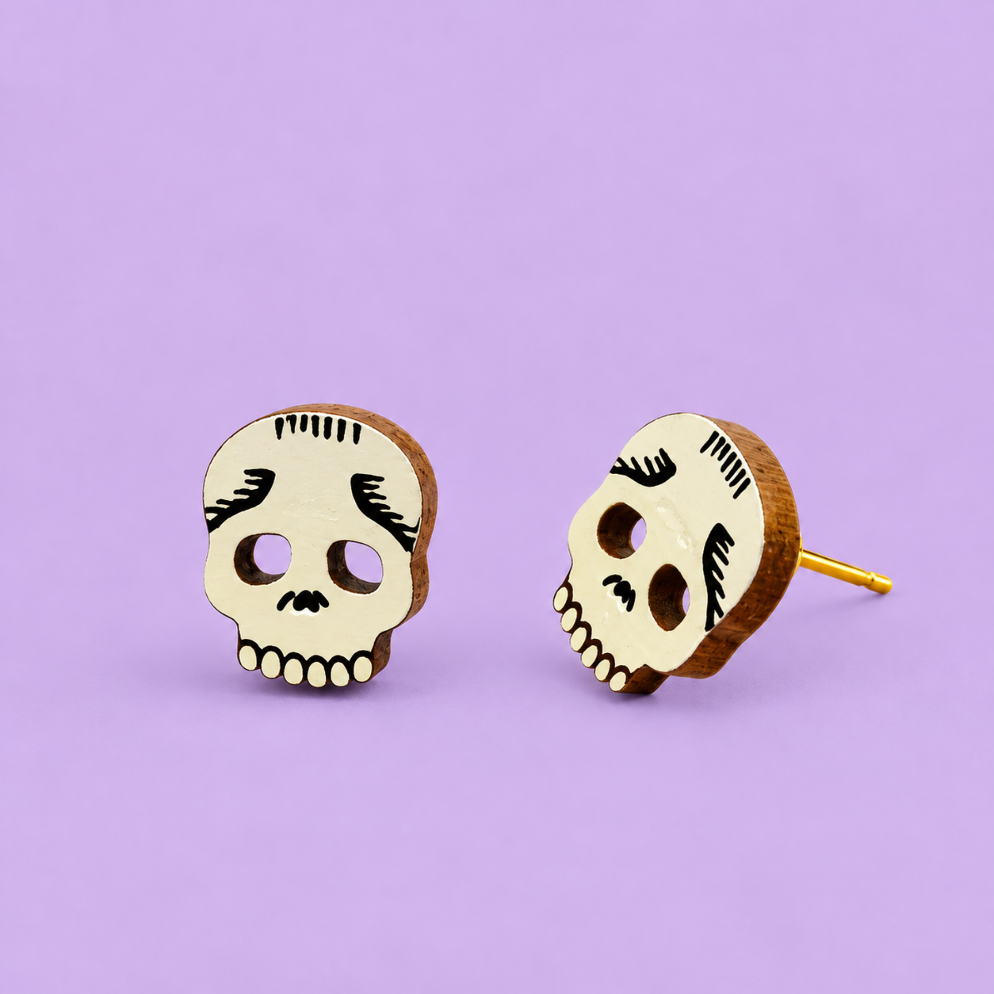 Broquel Calavera Grabada