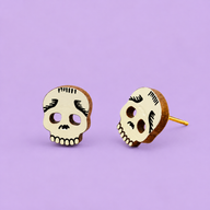 Broquel Calavera Grabada