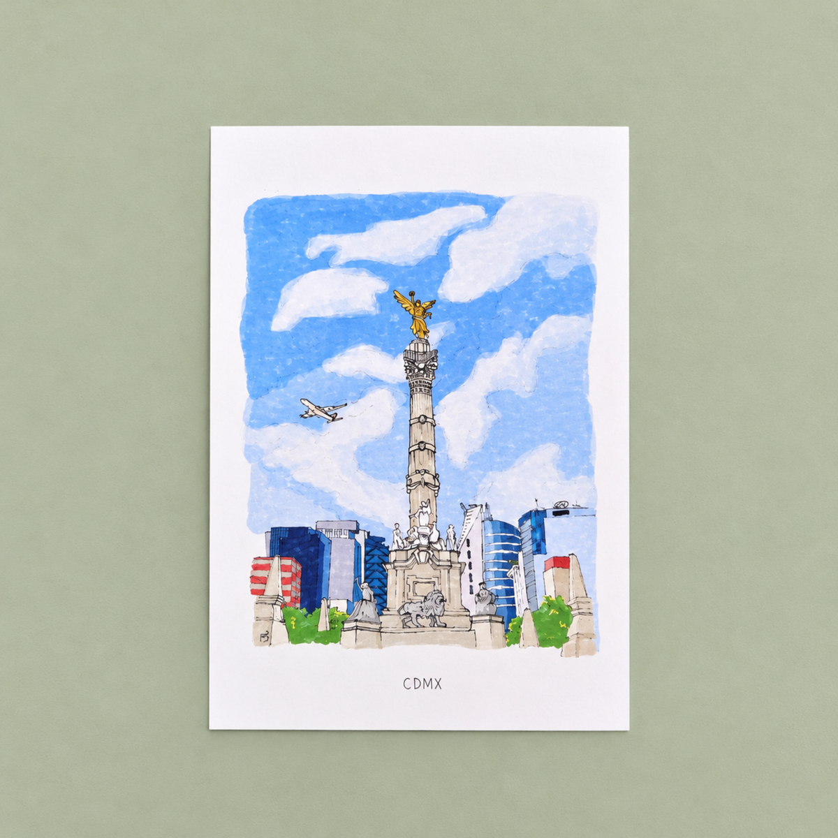 Postal Once In Oaxaca
