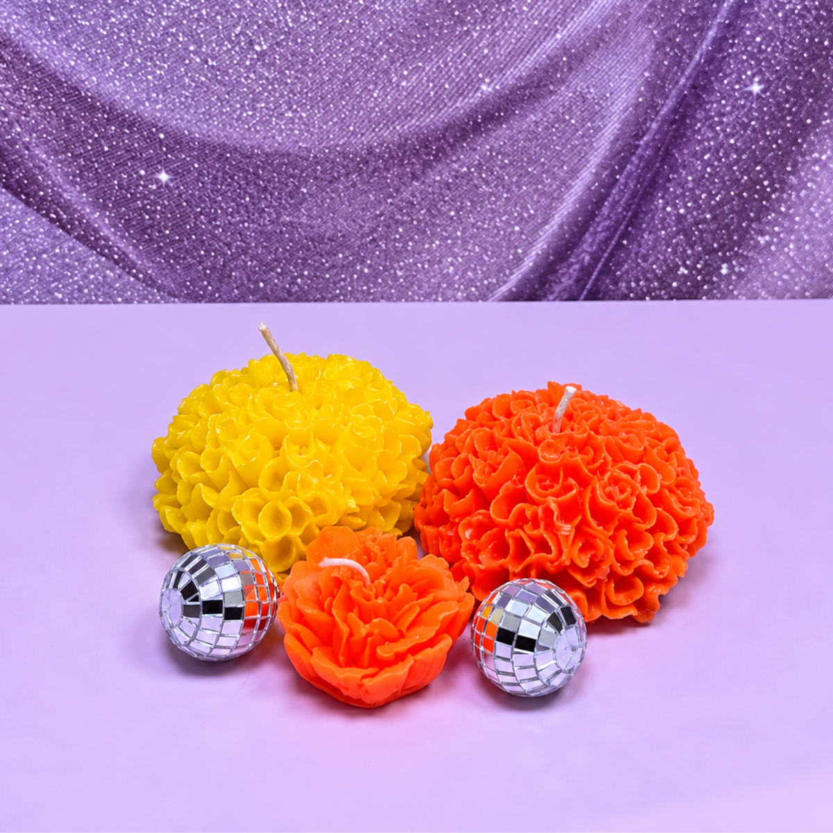 Vela Flor de Cempasuchil